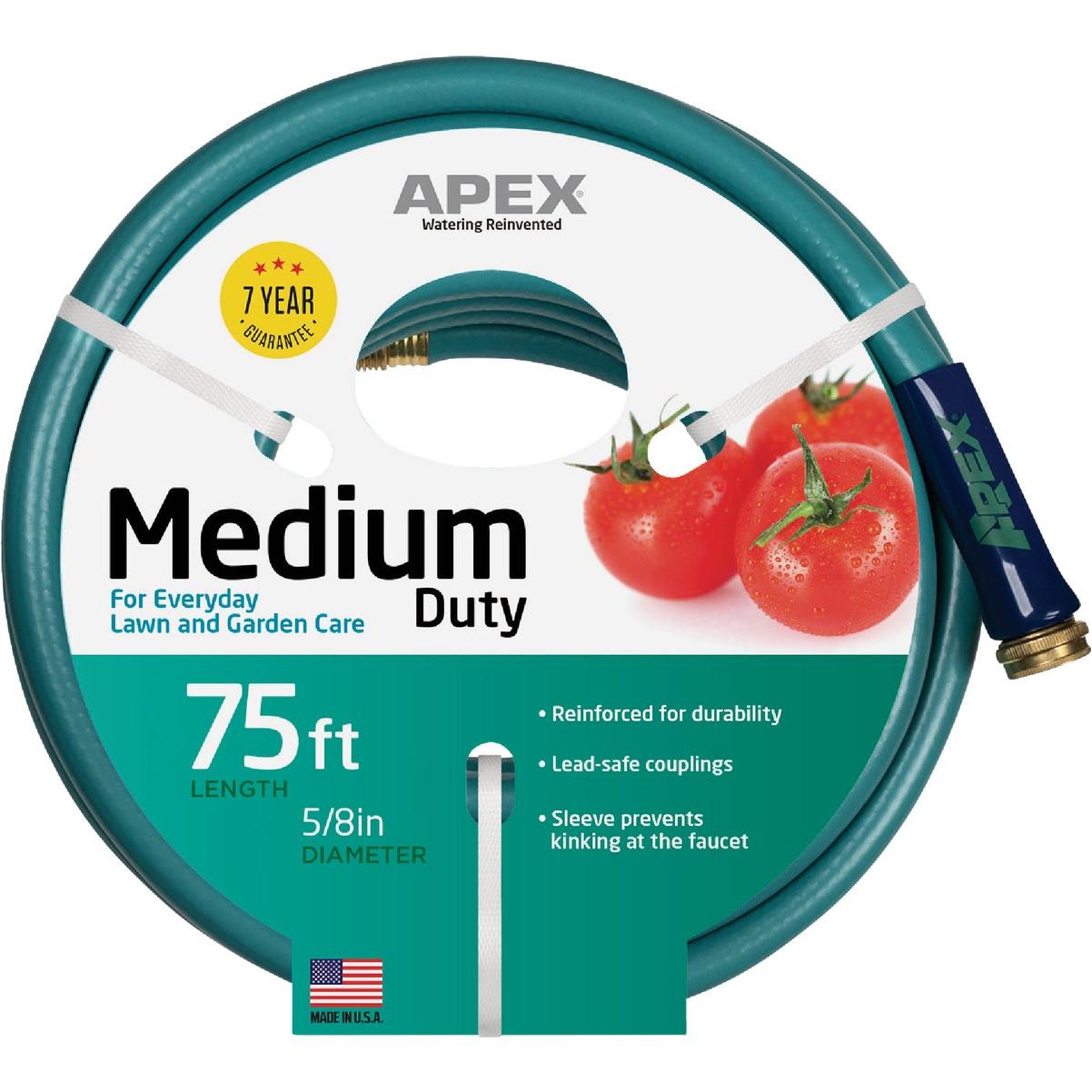 Apex 5/8 In. Dia. x 75 Ft. Medium Duty Garden Hose