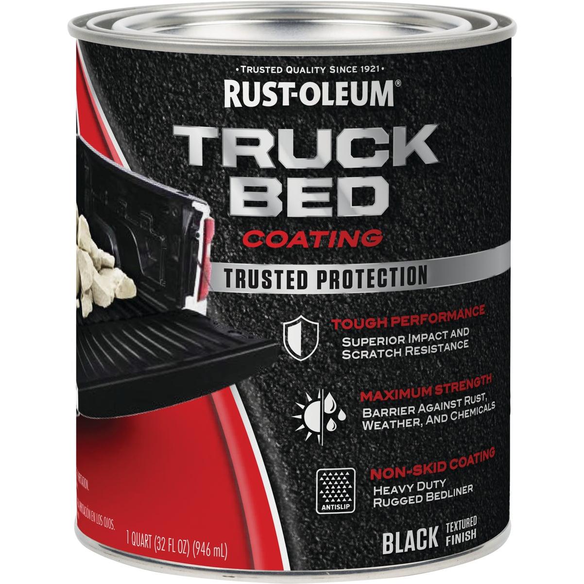 RustOleum Automotive Truck Bed Coating, Quart, Black Elitsac, Inc.
