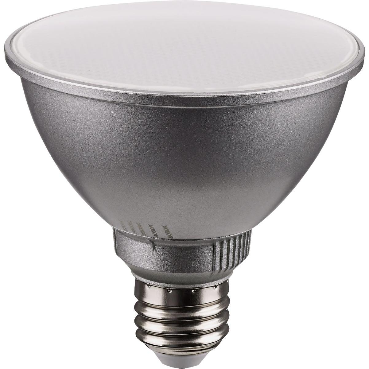 Satco 75W Equivalent 5CCT-Selectable PAR30 Short Neck Medium Dimmable LED Floodlight Bulb
