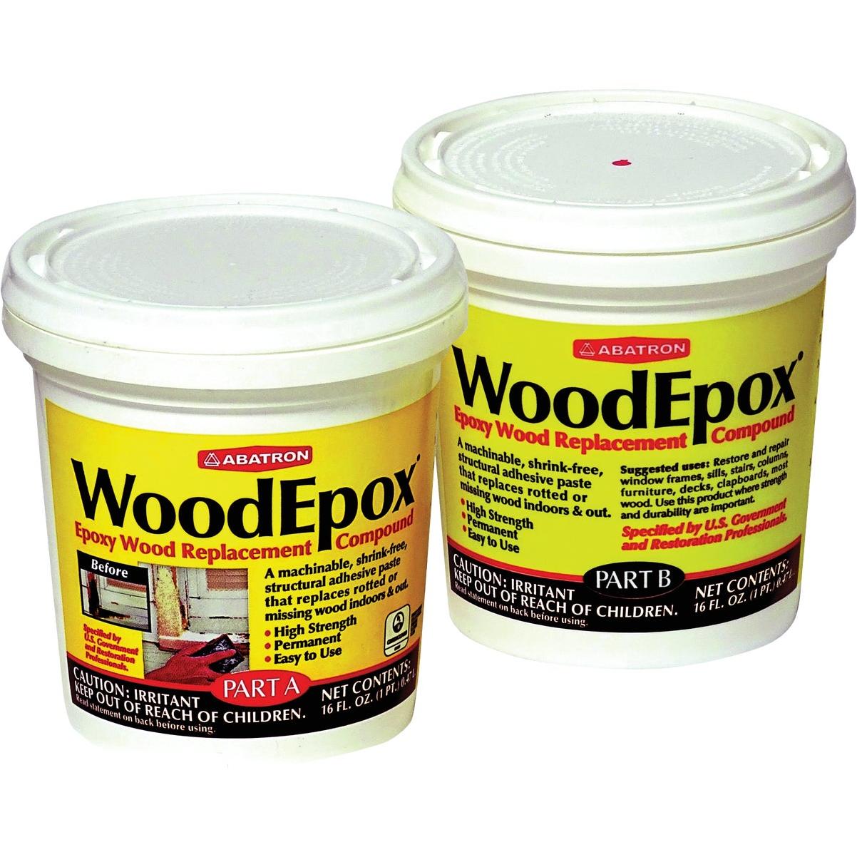 Abatron WoodEpox - Includes 1 Pt. Part A & 1 Pt. Part B
