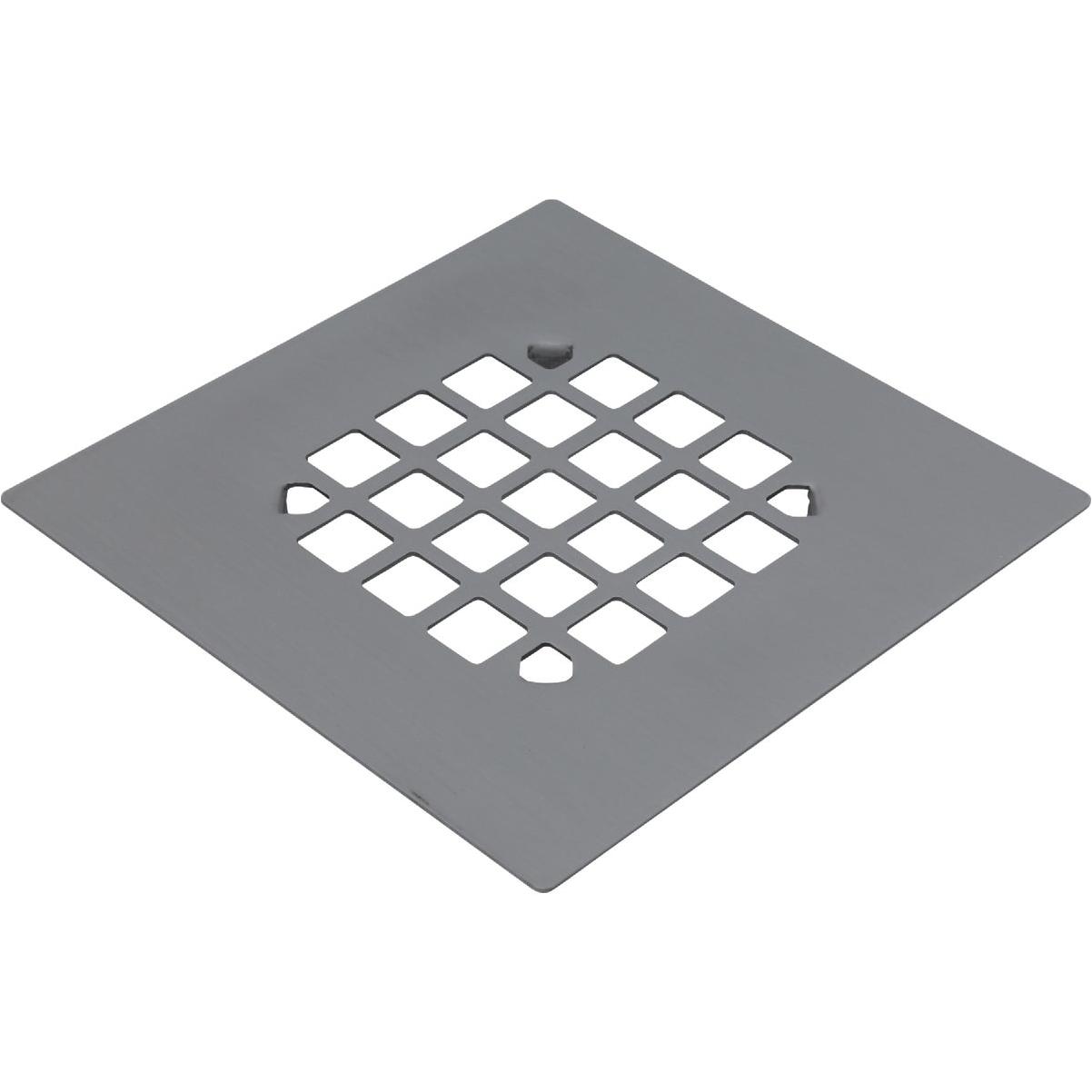 Danco Brushed Nickel Square Snap-In Drain Cover For Shower