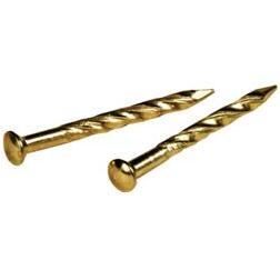 532600 1.25 in. Brass Metal Trim Nails
