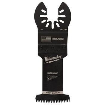 Milwaukee OPEN-LOK 1-3/8 In. HCS Japanese Tooth PRO-CURVE Hardwood Oscillating Blade