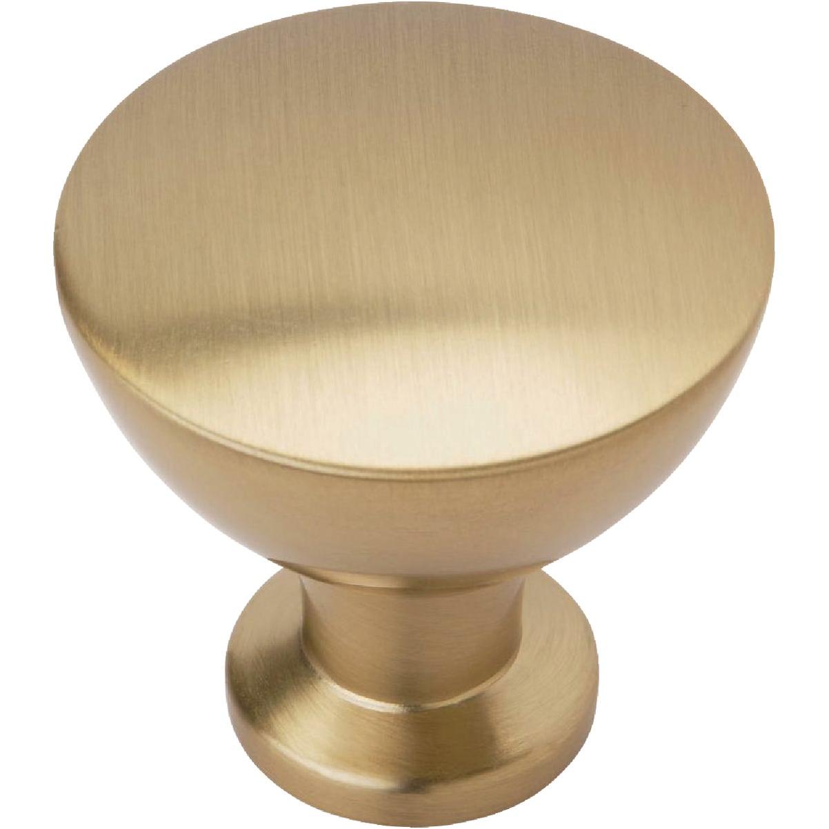 Amerock Grail 1.25 In. Dia. Round Champagne Bronze Cabinet Knob With Mounting Hardware