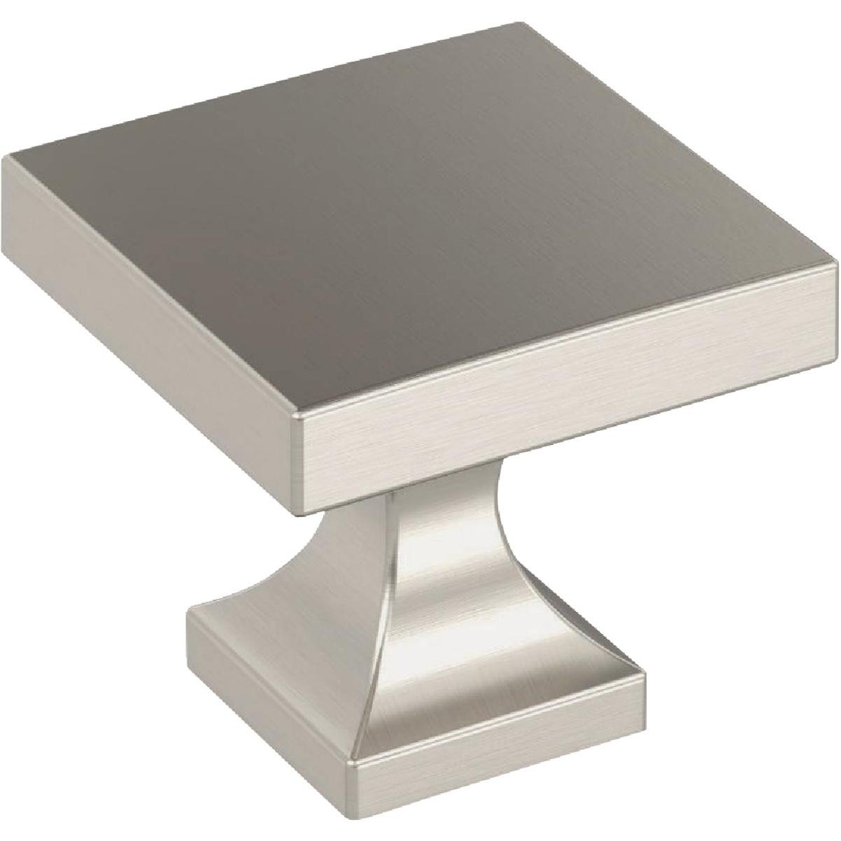Amerock Pedestal 1.0625 In. Square Satin Nickel Knob Bp37024g10