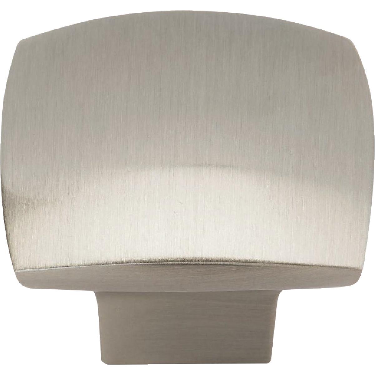 Amerock Sunset 1.5625 In. Square Satin Nickel Cabinet Knob With Mounting Hardware