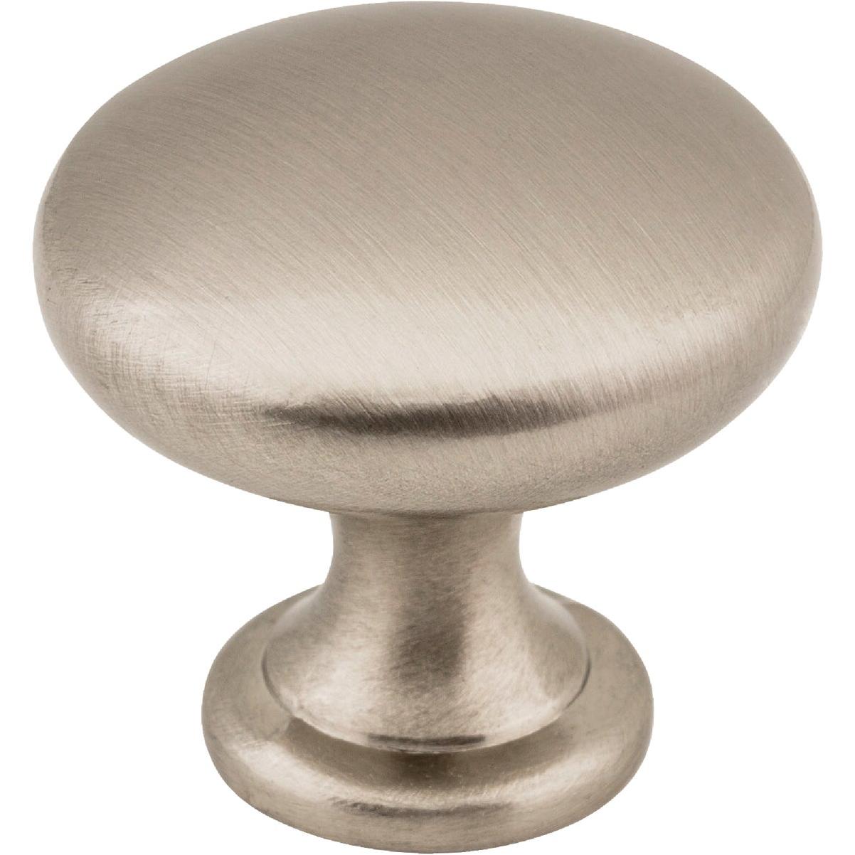 Elements Madison 1-3/16 In. Diameter Satin Nickel Mushroom Knob