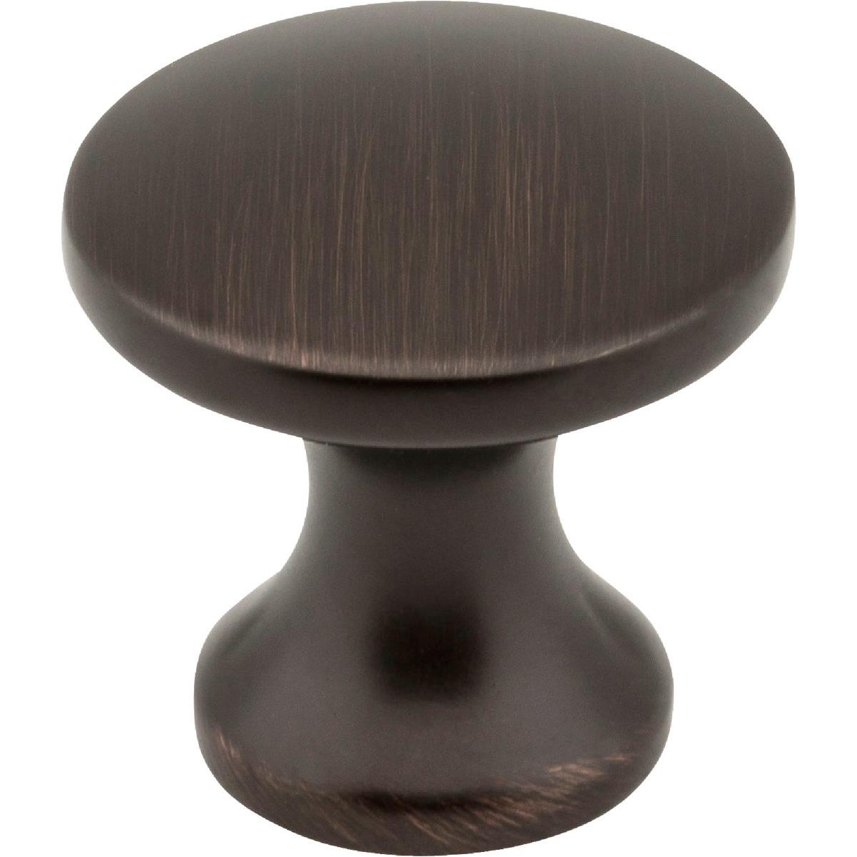 Elements Geneva 1 In. Diameter Brushed Oil Rubbed Bronze Mushroom Knob