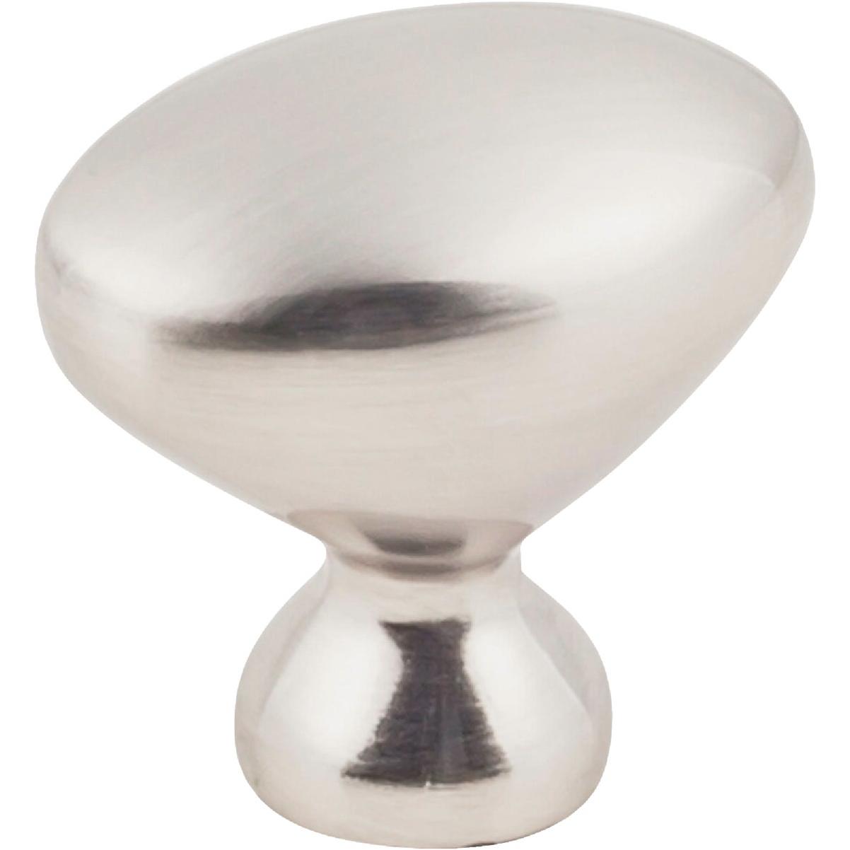 KasaWare 1-1/4 In. Diameter Satin Nickel Oval Knob (10-Pack)