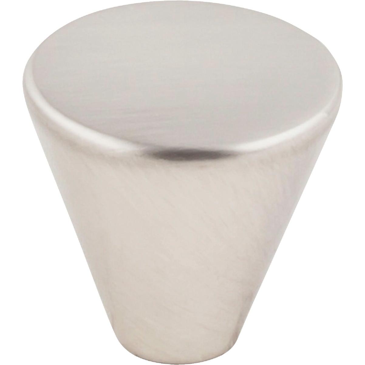 KasaWare 1 In. Diameter Satin Nickel Cone Knob (10-Pack)