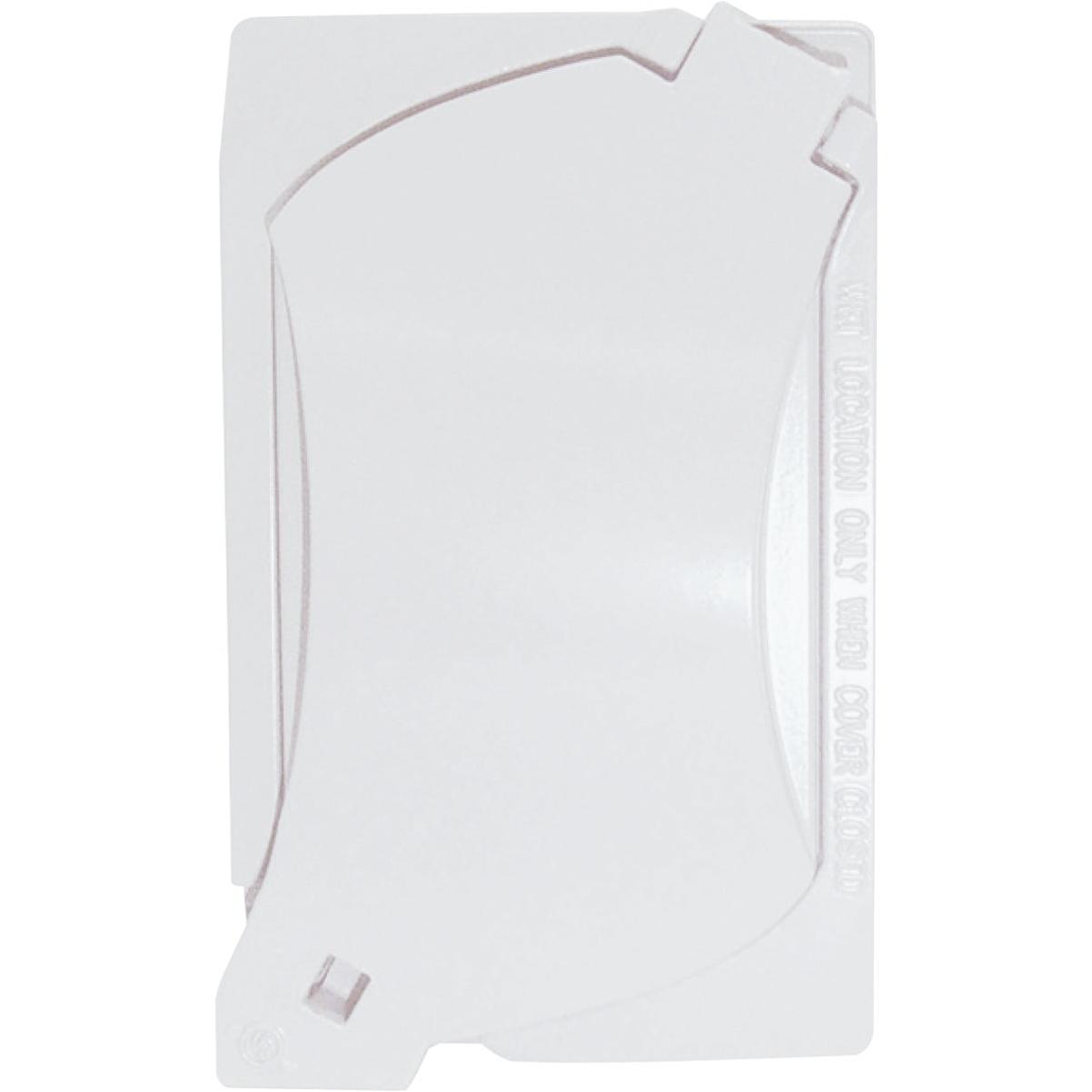 Southwire 6-In-1 Single Gang White Vertical/Horizontal Multi-Use Weatherproof Cover