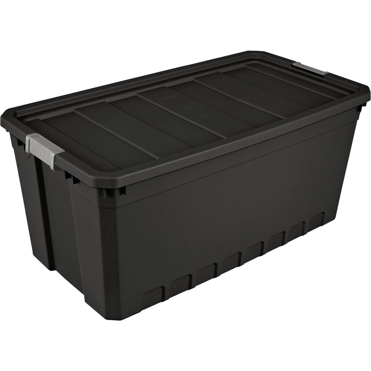 Sterilite 50 Gal./189L Black Stacker Storage Tote