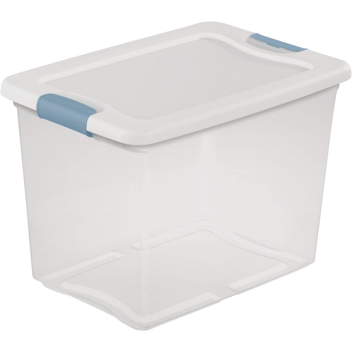 Sterilite 25 Qt./24L White Latching Box