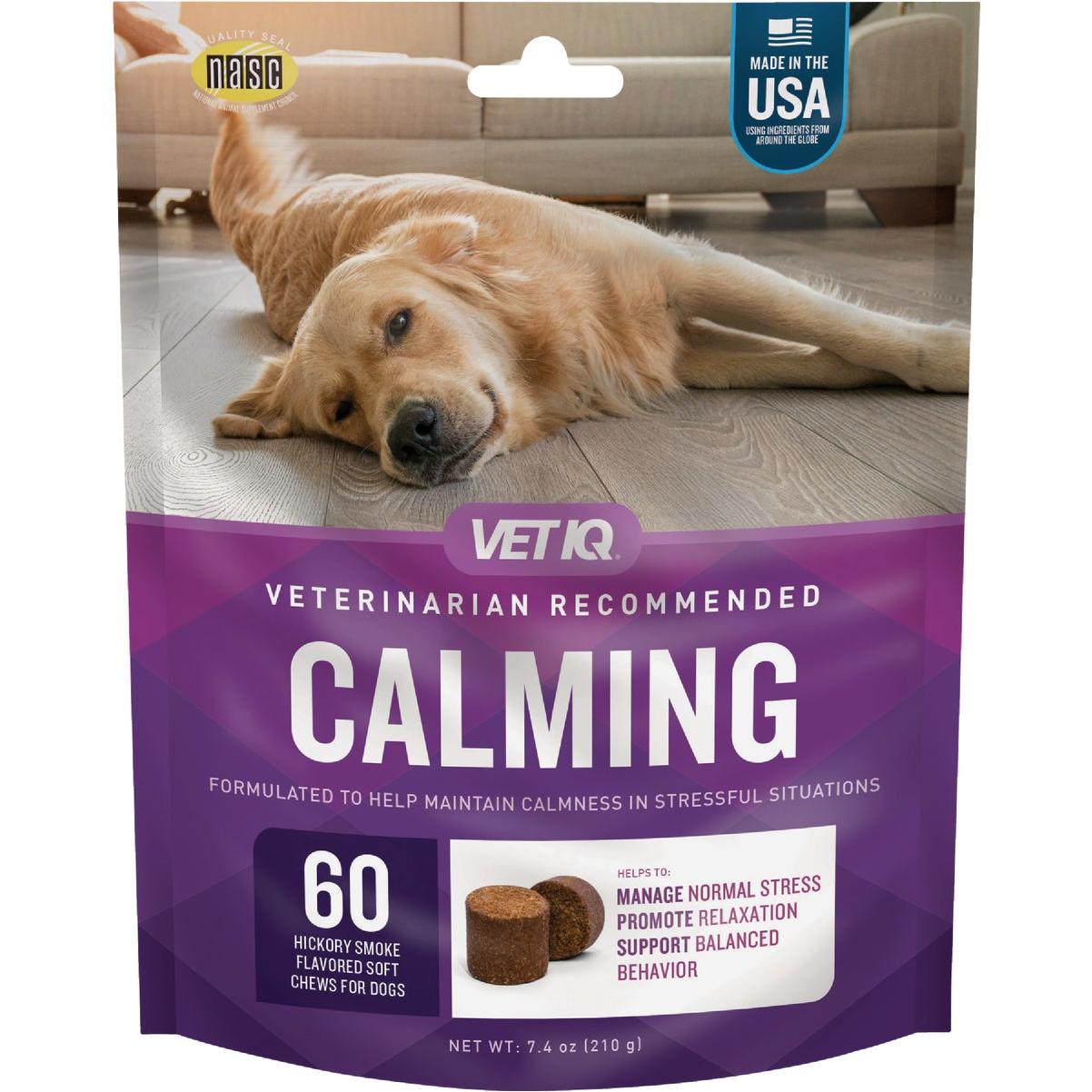 VetIQ 7.4 Oz. Calming Dog Chew (60-Pack)
