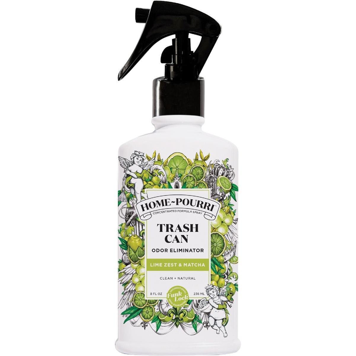 Home-Pourri 8 Oz. Lime Zest & Matcha Trash Can Odor Eliminator Spray