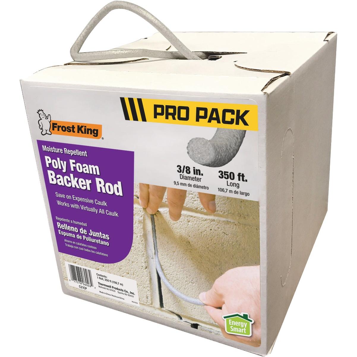 Frost King 3/8 In. x 350 Ft. Poly Foam Backer Rod