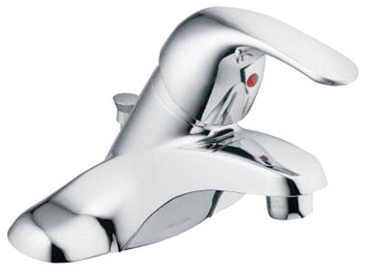 Moen Adler 1-Handle Lever Centerset Bathroom Faucet with Pop-Up, Chrome
