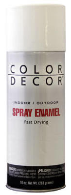 Spray Enamel Interior/Exterior White Gloss 10 oz
