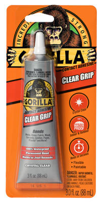 Clear Grip Adhesive Clear 3 oz