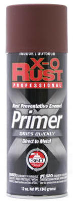 Anti-Rust Direct to Metal Spray Enamel Primer Red 12 oz
