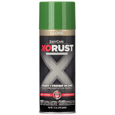 Anti-Rust Direct to Metal Paint+Primer Spray Enamel Medium Green Gloss 12 oz