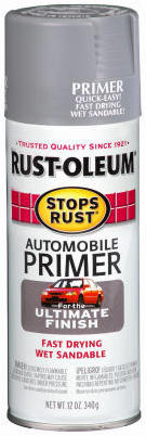 Stops Rust Automotive Primer Spray Gray 12 oz