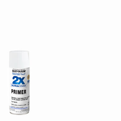 Painter's Touch 2X Ultra Cover Spray Primer White Flat 12 oz