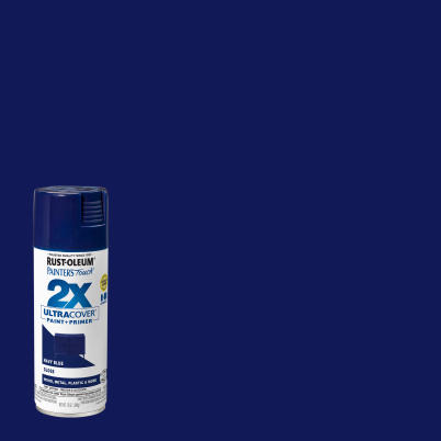 Painter's Touch 2X Ultra Cover Paint+Primer Spray Paint Navy Blue Gloss 12 oz