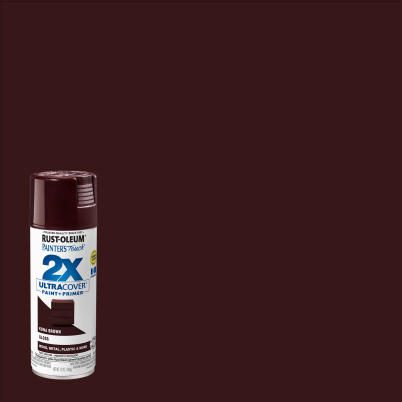 Painter's Touch 2X Ultra Cover Paint+Primer Spray Paint Kona Brown Gloss 12 oz