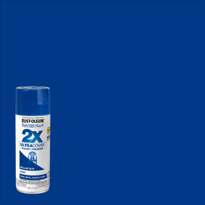 Painter's Touch 2X Ultra Cover Paint+Primer Spray Paint Brilliant Blue Gloss 12 oz