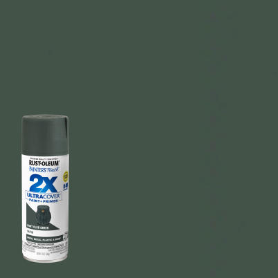 Painter's Touch 2X Ultra Cover Paint+Primer Spray Paint Hunt Club Green Satin 12 oz