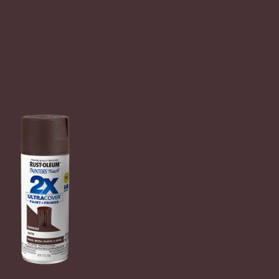 Painter's Touch 2X Ultra Cover Paint+Primer Spray Paint Espresso Satin 12 oz