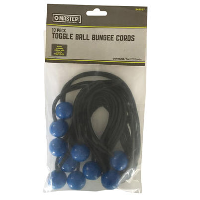 Bungee Cords with Toggle Balls 10 Pack