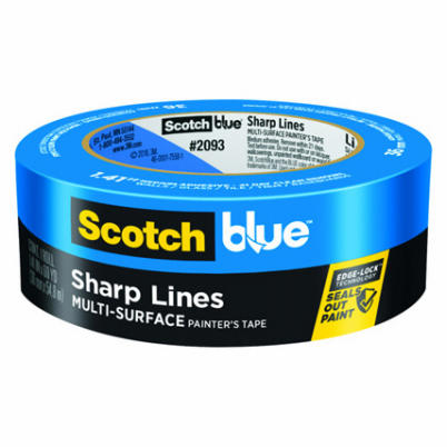 Blue Sharp Lines Painter's Tape with Edge-Lock 1.88" x 60 yd