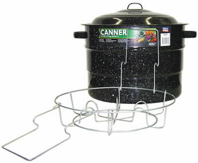 Cold Pack Canner with Lid & Rack 21.5 qt
