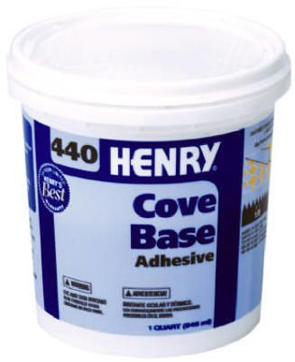 440 Cove Base Adhesive High Strength Tub 1 qt