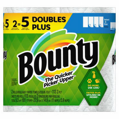 Select-A-Size Paper Towels White 113 Sheets Per Roll / 2 Double Plus Rolls