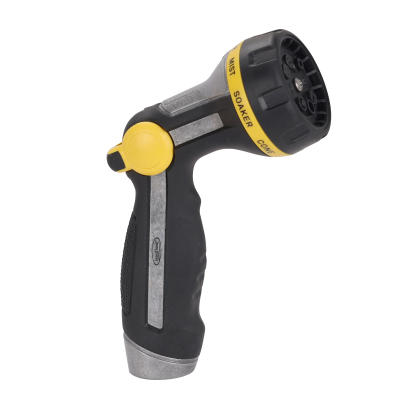 Hose Nozzle 8-Pattern with Thumb-Control & Comfort-Grip