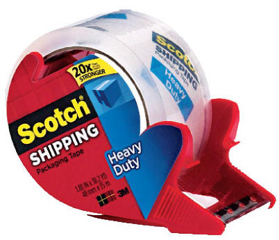 Heavy Duty Shipping Packaging Tape, 1.88-In. x 38-Yds.