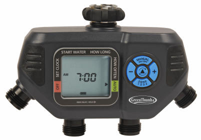 Watering Timer 4-Zone with LCD Screen