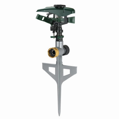 Impulse Sprinkler with Metal Spike up to 5,800 sq ft Coverage