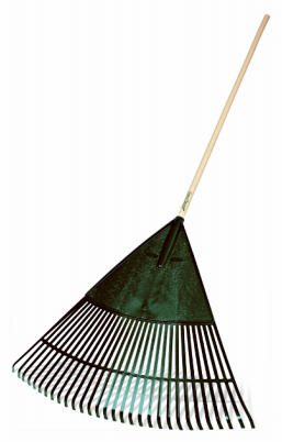 Lawn & Leaf Rake Poly with 48" Hardwood Handle