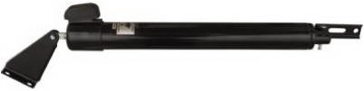 National Hardware Black Touch'N Hold Smooth Screen Door Closer