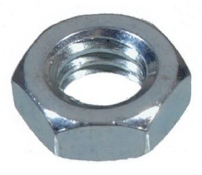 Hex Nuts, Machine Screw, Coarse Thread, 10-24, 100-Pk.