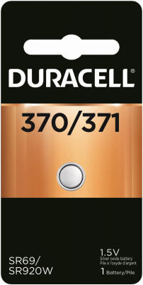 Battery Silver Oxide 370/371 1.5V 40 Ah Button Cell