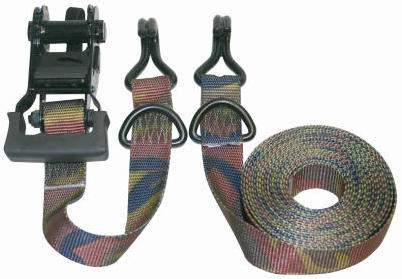 Ratchet Tie-Down Camo 1.25" X 16' 2 Pack