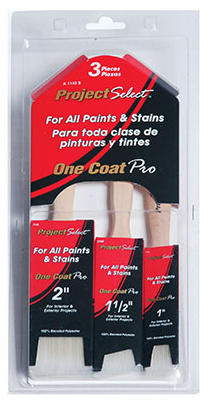 3-Pc. Pro Brush Set, 1-Coat