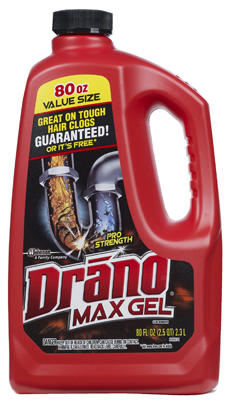 Professional Strength Max Gel Clog Remover 80 oz