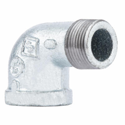 Pipe Steet Elbow 90-Degree Galvanized Malleable Iron 3/4"FIP x 3/4"MIP