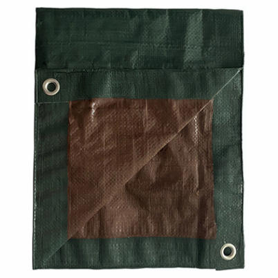 Tarp Storage Medium-Duty Poly Green & Brown 12' x 16'